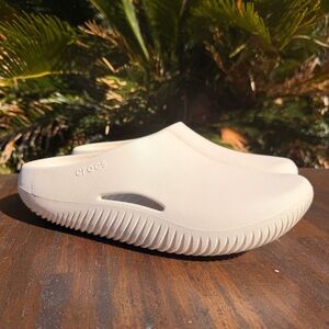 Crocs Mellow Recovery Clogs Stucco Unisex Men’s 10 Women 12 Comfort Slides Mule